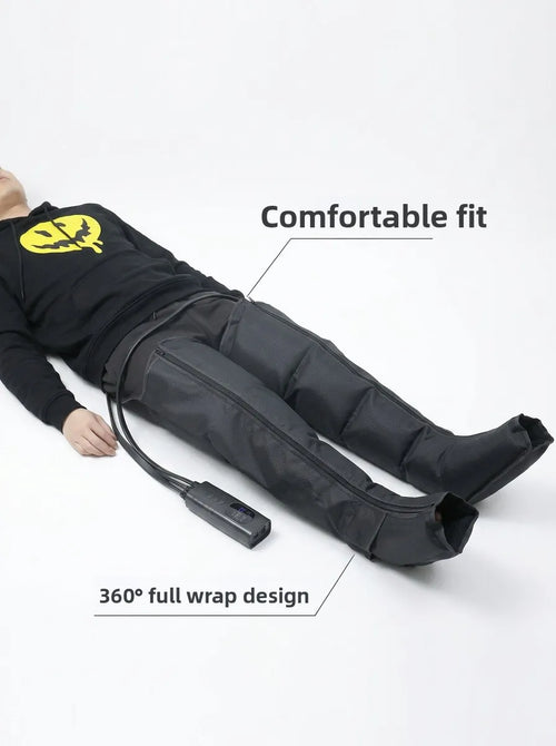 Air Wave Leg Massager - full compression boot set with wireless remote